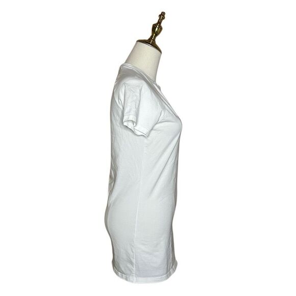 Gymshark White Short Sleeve Apollo Muscle Fit Shirt Size XS Activewear Stretch - Picture 9 of 16